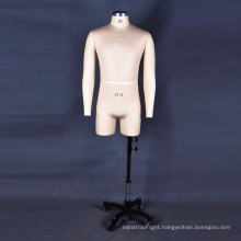 cheap wholesale adjustable size men dressmaker collapsible shoulder dress form male bust sewing mannequin for tailors